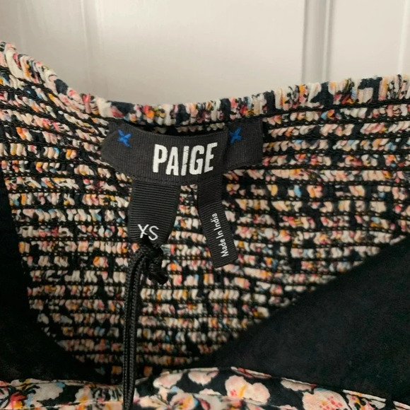 Paige Floral Azul Mini Dress Size XS NWT - Picture 7 of 7